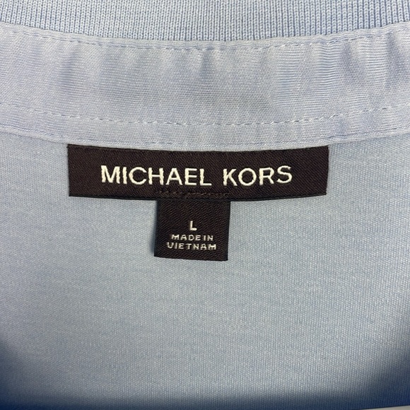 Michael Kors men’s L cotton polo career professional academia luxury golf - Picture 2 of 5